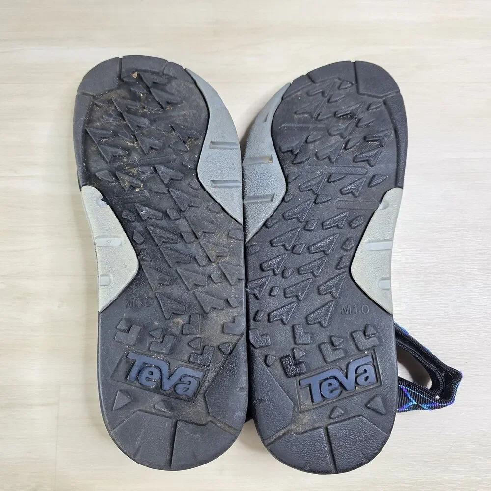 Teva Sandals Hurricane Hiking Multicolor Hook‎ & Loop Open Toe Comfort Size 10